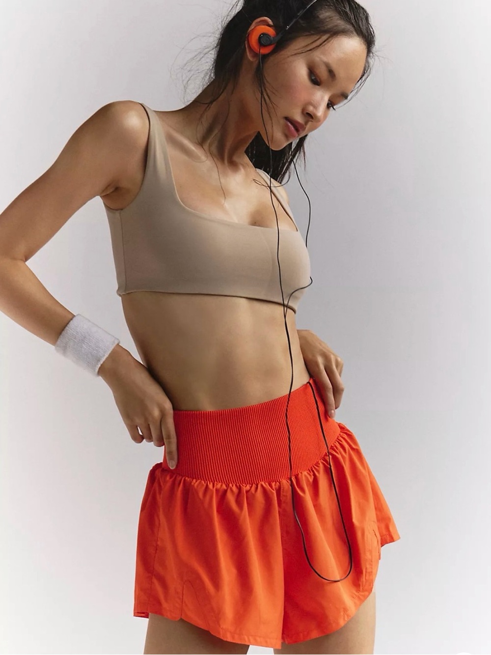 Free People High-Waist Active Skirt-Shorts